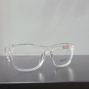 Gucci clear glasses unisex
